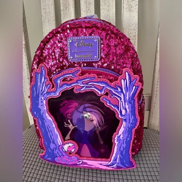 Loungefly Disney UK EXCLUSIVE Madam Mim Lenticular Mini Backpack